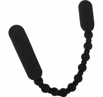 Koraliki analne wibrujące - PowerBullet Booty Beads Black